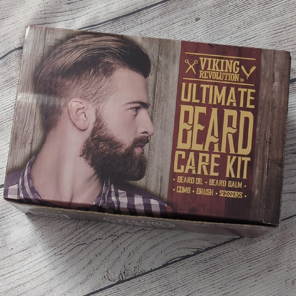Revolution Viking Ultimate Beard Care Kit - Brown and Gold